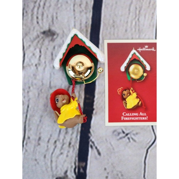 Hallmark Keepsake Calling All Firefighters Ornament 2002 Christmas Ornament Box - Picture 3 of 4